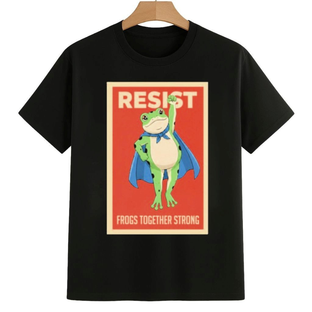 Resist Frogs Together Strong Shirt Portland Frog Protest Merch
