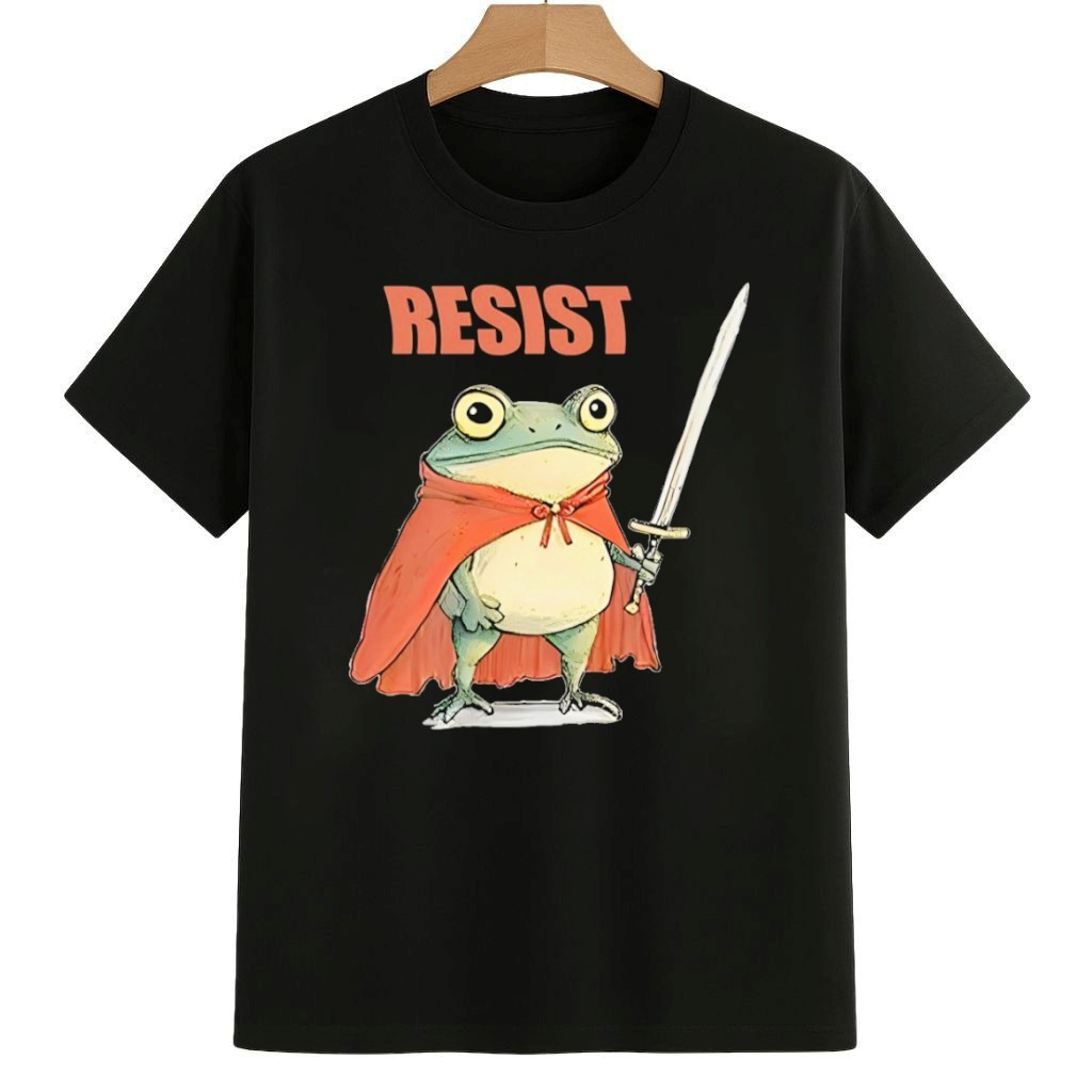 Resist Portland Frog I Stand With Frog Protest Anti ICE Shirt Anti ICE Frog Merch