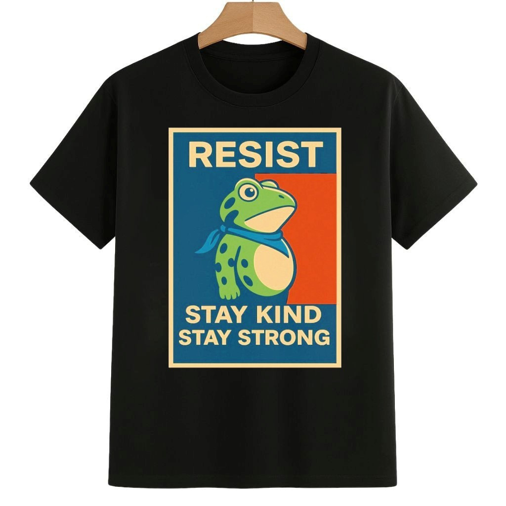 Resist Stay Kind Stay Strong Portland Frog Shirt Abolish ICE Protest Merch