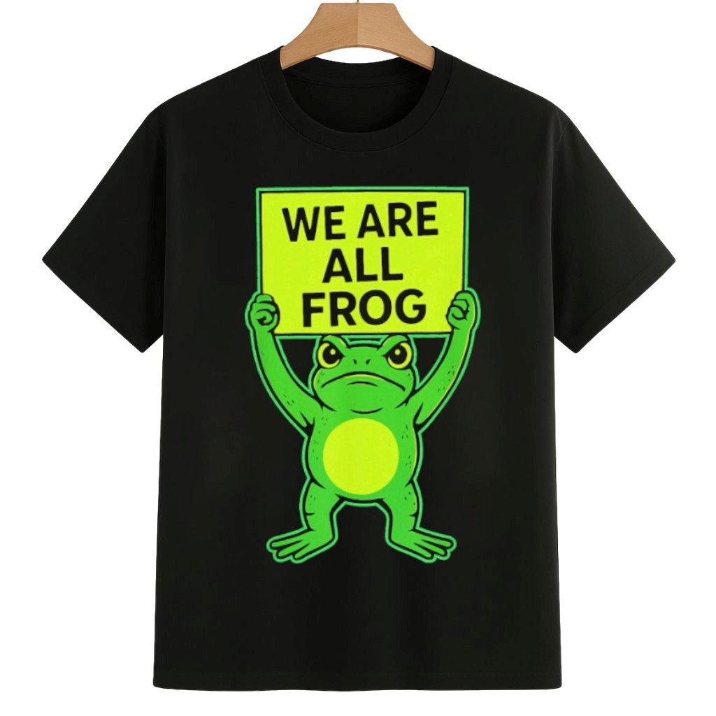 Retro Portland We are All Frog Anti ICE Shirt 8647 Freedom Movement Merch