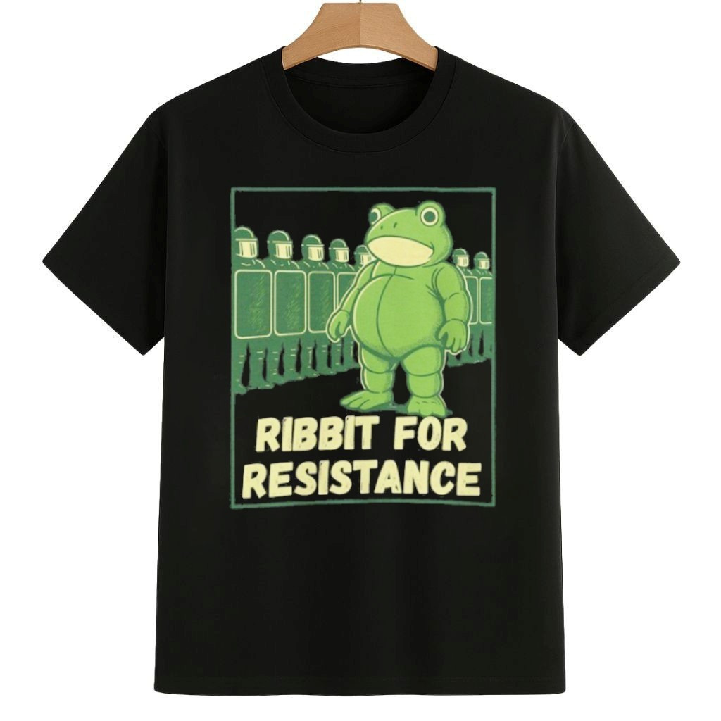 Ribbit for Resistance Portland Frog Shirt Anti ICE Frog Merch
