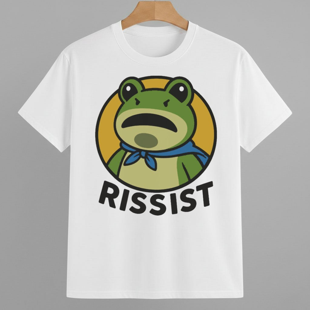 Rissist Portland Frog Protes Shirt Anti Fascism Frog Merch