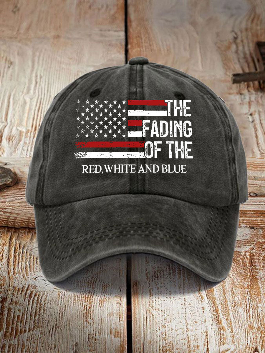 The Fading Of The Red White And Blue Hat Abolish ICE Protest Hat Gifts for Liberal