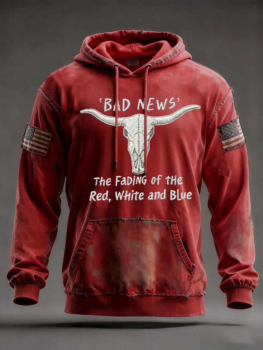 The Fading Of The Red White And Blue Hoodie Portland Frog Hoodie Gifts for Liberal Friends