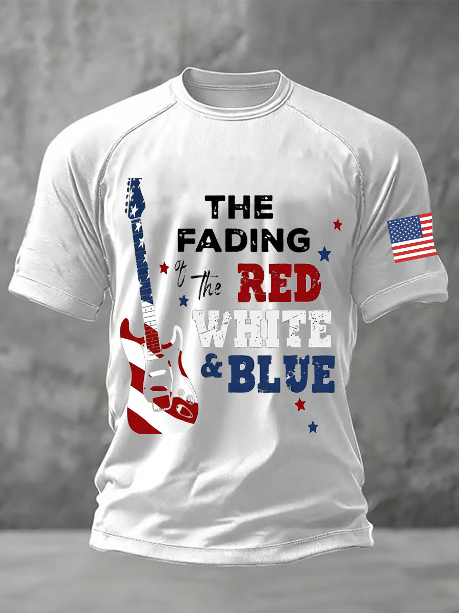 The Fading Of The Red White And Blue Shirt No Kings T-Shirt Gifts for Democracy