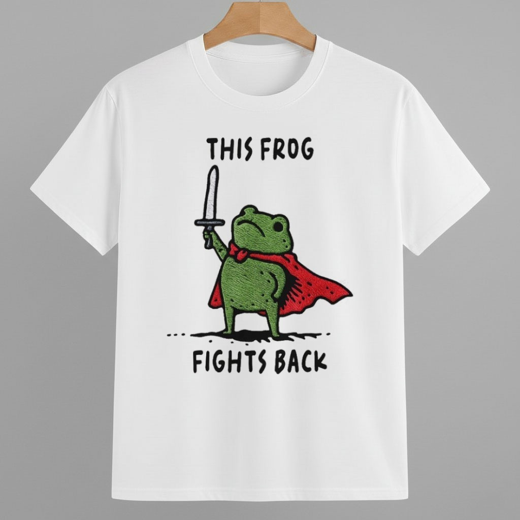 This Frog Fights Back Protest Frog Warrior Shirt Portland Frog Against ICE Merch