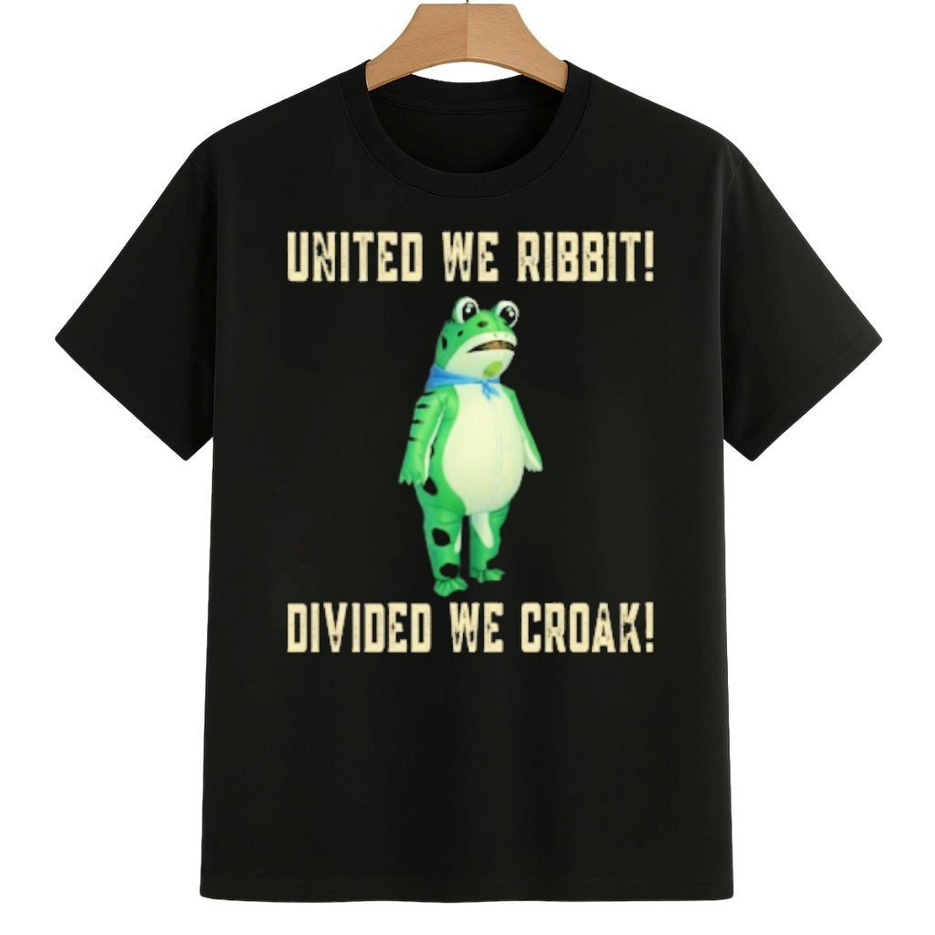 United We Ribbit Divided We Croak Frog of Portland Shirt Abolish ICE Protest Merch