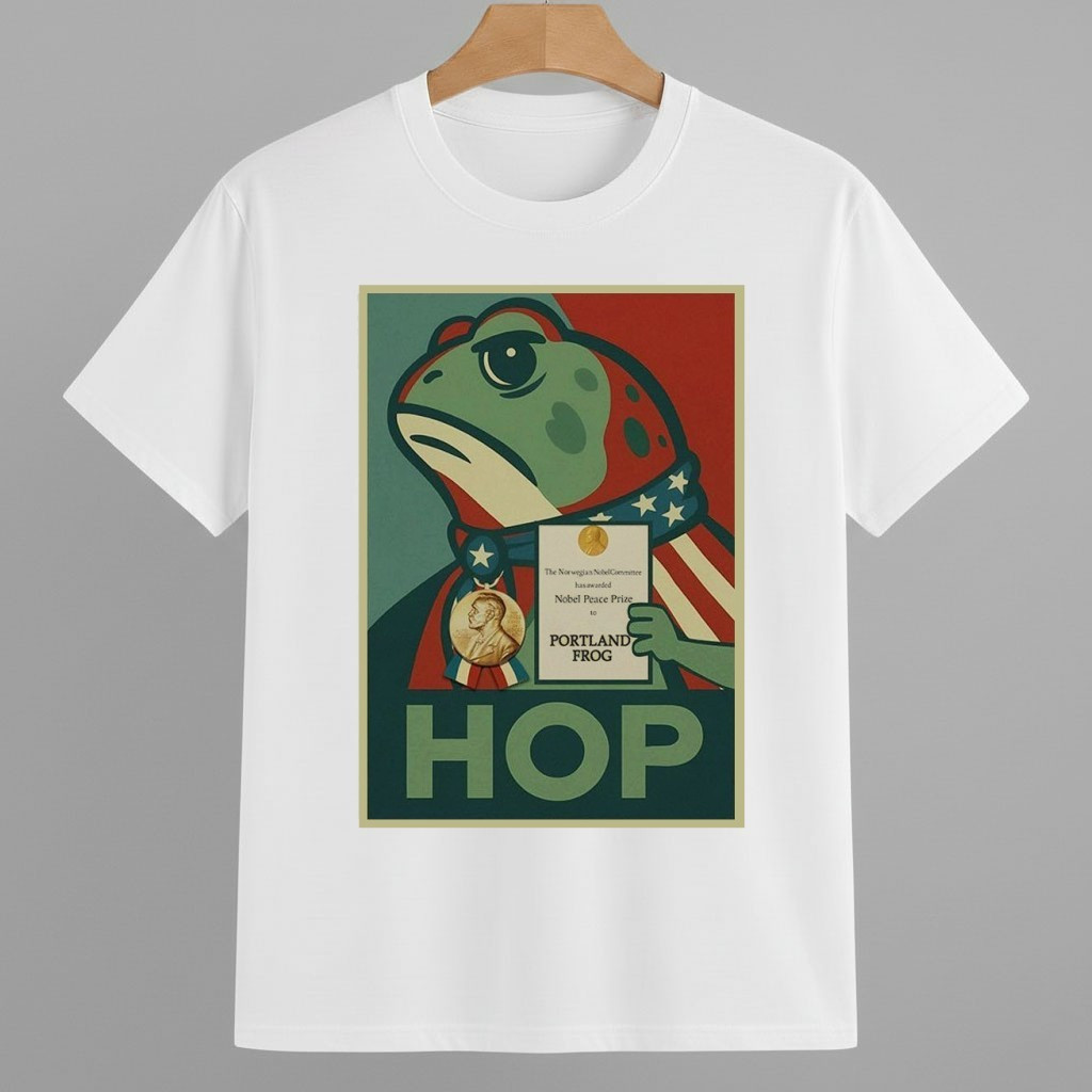 Viral Portland Frog HOP Meme Shirt Anti Fascism Frog Merch