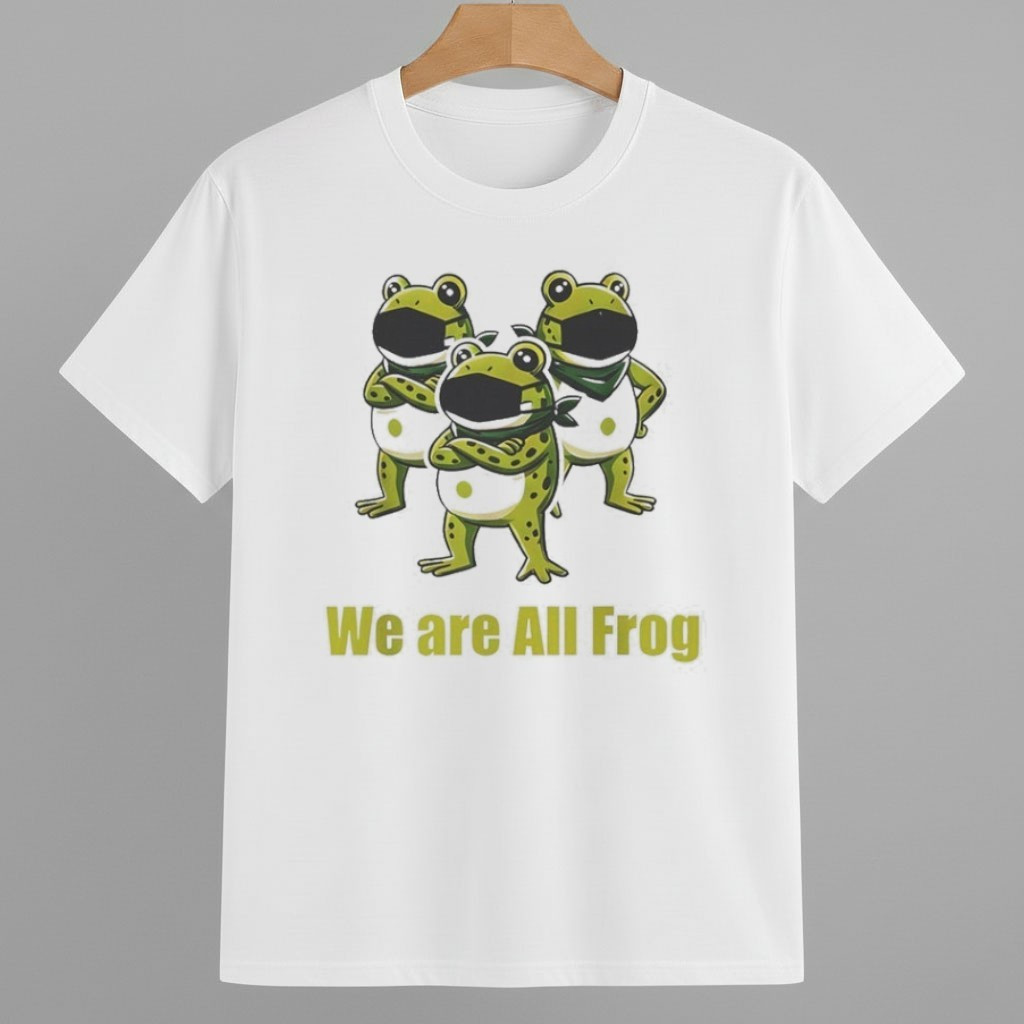 We are all frog Portland Frogs Resist Funny Frog Shirt 8647 Freedom Movement Merch