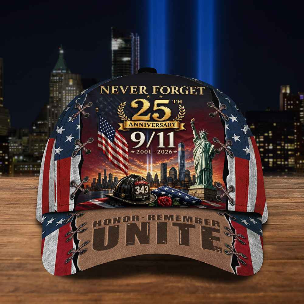 9 11 25th Anniversary Honor Remember Unite Hat USA Flag Baseball Cap Gifts For Patriot Day 9 11 25th Anniversary Honor Remember Unite Hat USA Flag Baseball Cap Gifts For Patriot Day