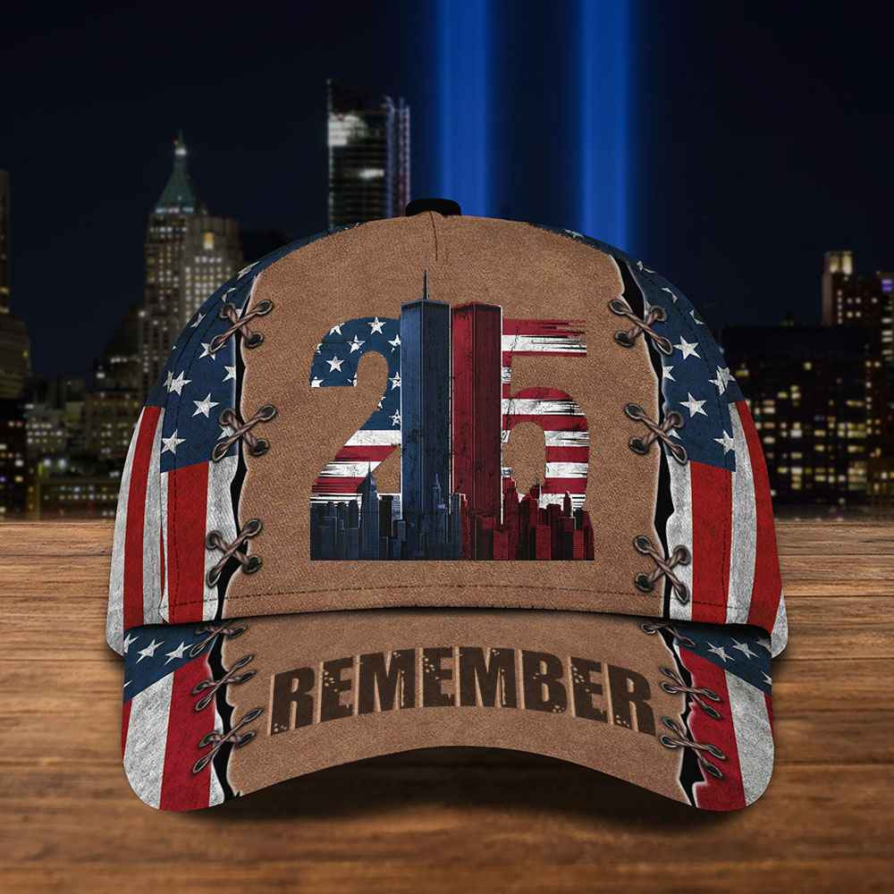 9 11 25th Anniversary Remember Hat American Flag Cap September 11 Memorial Gifts For Wife