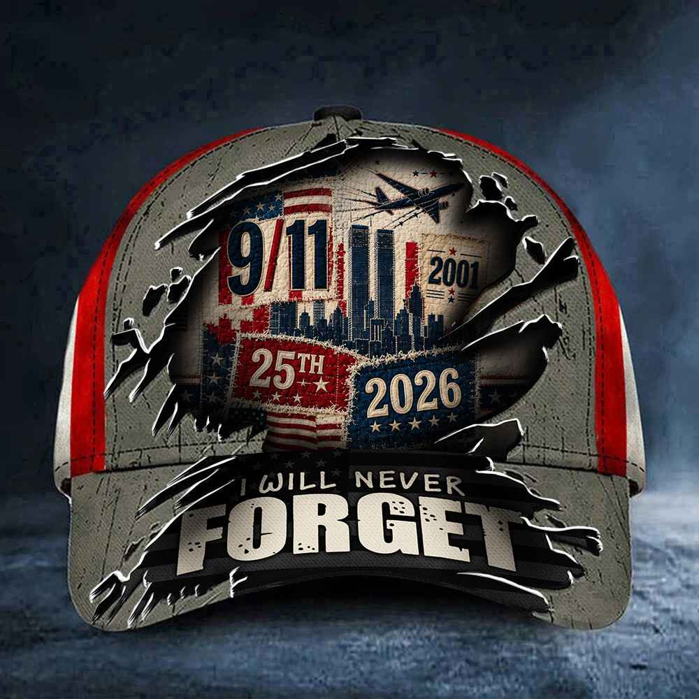 911 We Will Never Forget 25th Anniversary Hat 911 Memorial Cap Patriot Day Gifts 911 We Will Never Forget 25th Anniversary Hat 911 Memorial Cap Patriot Day Gifts