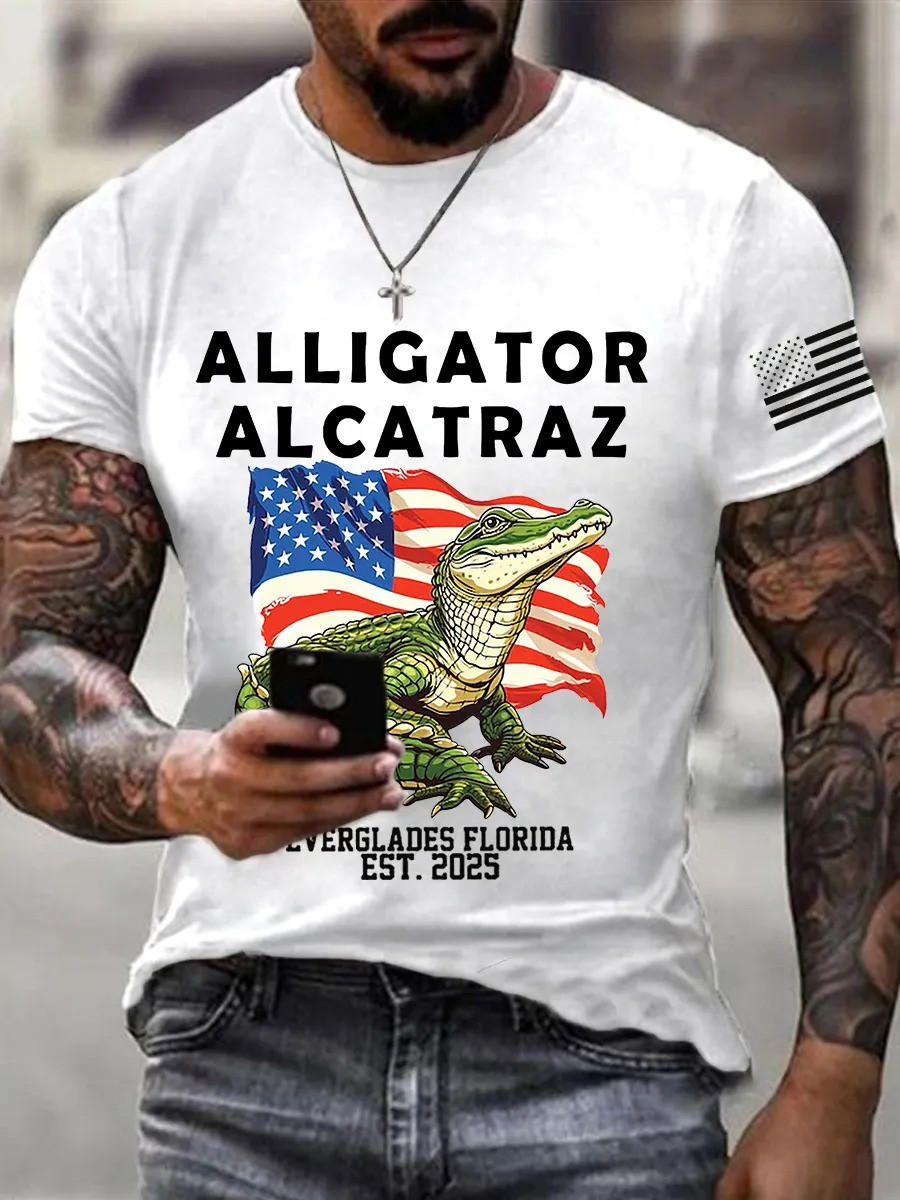 Alligator Alcatraz Shirt Funny Florida Everglades Dark Humor Tee shirt Gift Ideas For Husband - Softandstyle Alligator Alcatraz Shirt Funny Florida Everglades Dark Humor Tee shirt Gift Ideas For Husband - Softandstyle