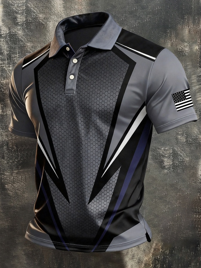 American Flag Polo Shirt 4Th Of July Clothing Men'S Gift For Militar - Softandstyle American Flag Polo Shirt 4Th Of July Clothing Men'S Gift For Militar - Softandstyle