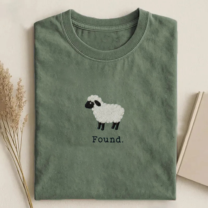 Christian Psalm 23 Lamb T-shirt Minimalist Clothing Gift For Faith Believers - Softandstyle Christian Psalm 23 Lamb T-shirt Minimalist Clothing Gift For Faith Believers - Softandstyle