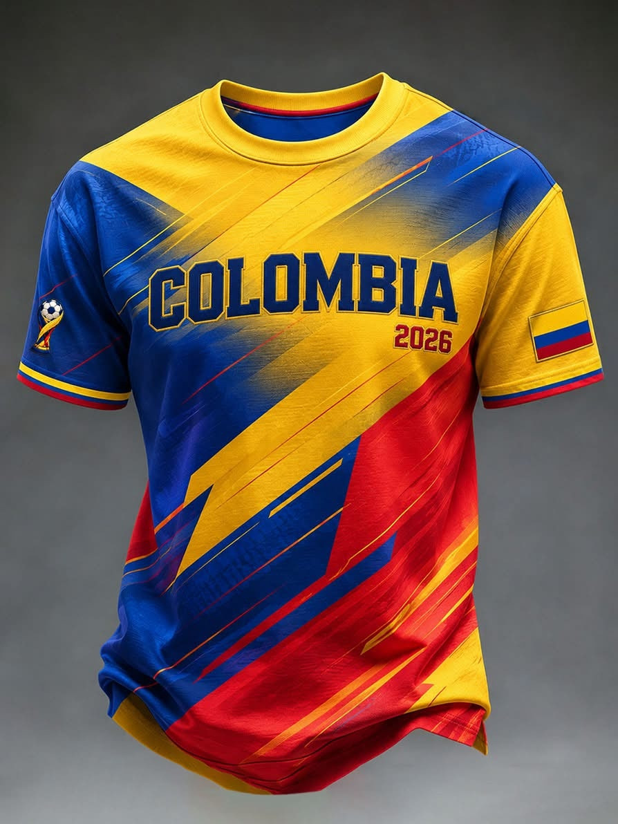 Colombian Soccer World Cup 2026 Shirt Game Day Merch Gift For Football Fans - Softandstyle