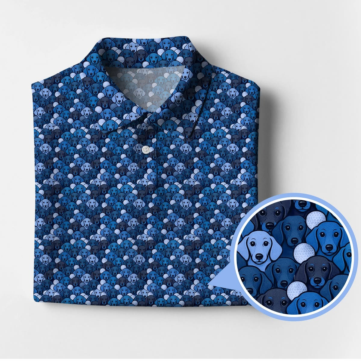 Dachshund Dog Pattern Golf Polo Shirt Dachshund And Golf Clothing Gifts For Dog Lovers - Softandstyle Dachshund Dog Pattern Golf Polo Shirt Dachshund And Golf Clothing Gifts For Dog Lovers - Softandstyle