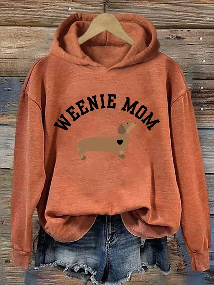Dachshund Hoodie Weenie Mom Shirt Funny Dachshund Wiener Dog Lover Gift For Her - Softandstyle Dachshund Hoodie Weenie Mom Shirt Funny Dachshund Wiener Dog Lover Gift For Her - Softandstyle