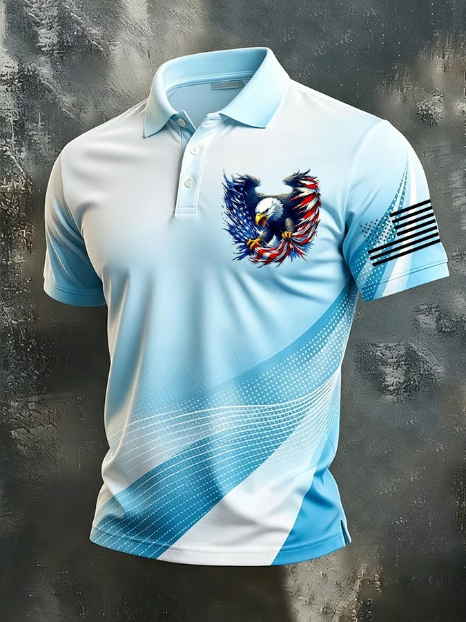 Eagle America 250 Veteran Owned Polo Shirt Proudly American Clothes Gift For Veterans - Softandstyle
