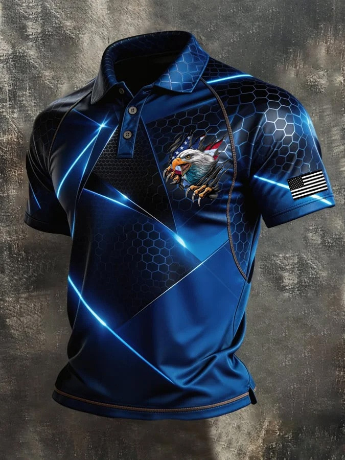 Eagle America 250 Years polo Shirt 4Th Of July Clothing Men's Best Gift For Men - Softandstyle Eagle America 250 Years polo Shirt 4Th Of July Clothing Men's Best Gift For Men - Softandstyle