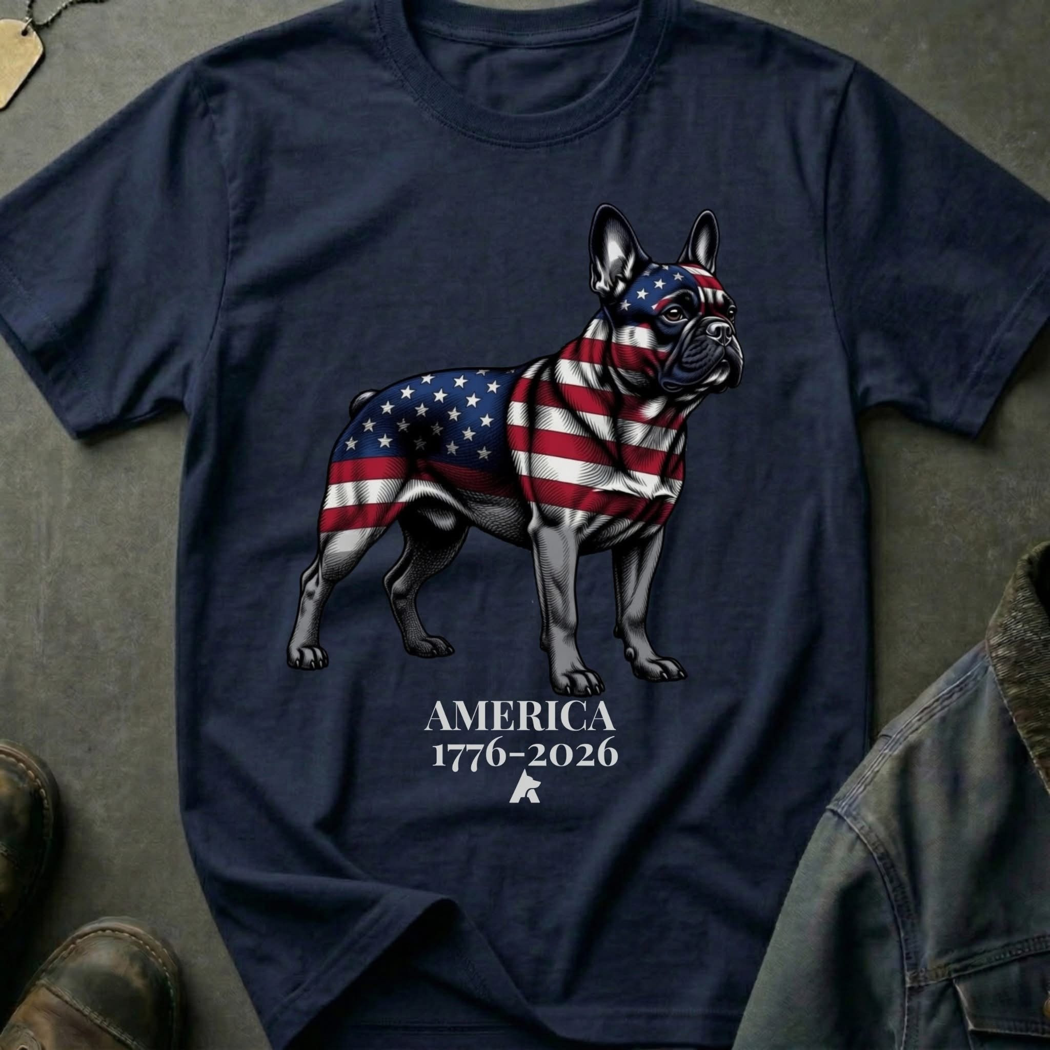 French Bulldog Iron And Stripes Shirt Independence Day Apparel Gift For Dog Lovers - Softandstyle French Bulldog Iron And Stripes Shirt Independence Day Apparel Gift For Dog Lovers - Softandstyle