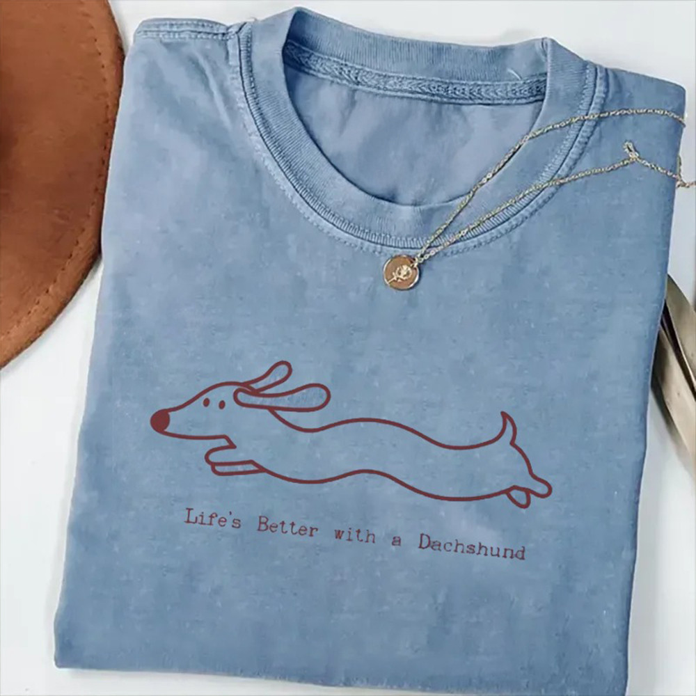 Life's Better With A Dachshund T-Shirt Doxie Sausage Dog Gifts For Dachshund Lovers Owners - Softandstyle Life's Better With A Dachshund T-Shirt Doxie Sausage Dog Gifts For Dachshund Lovers Owners - Softandstyle
