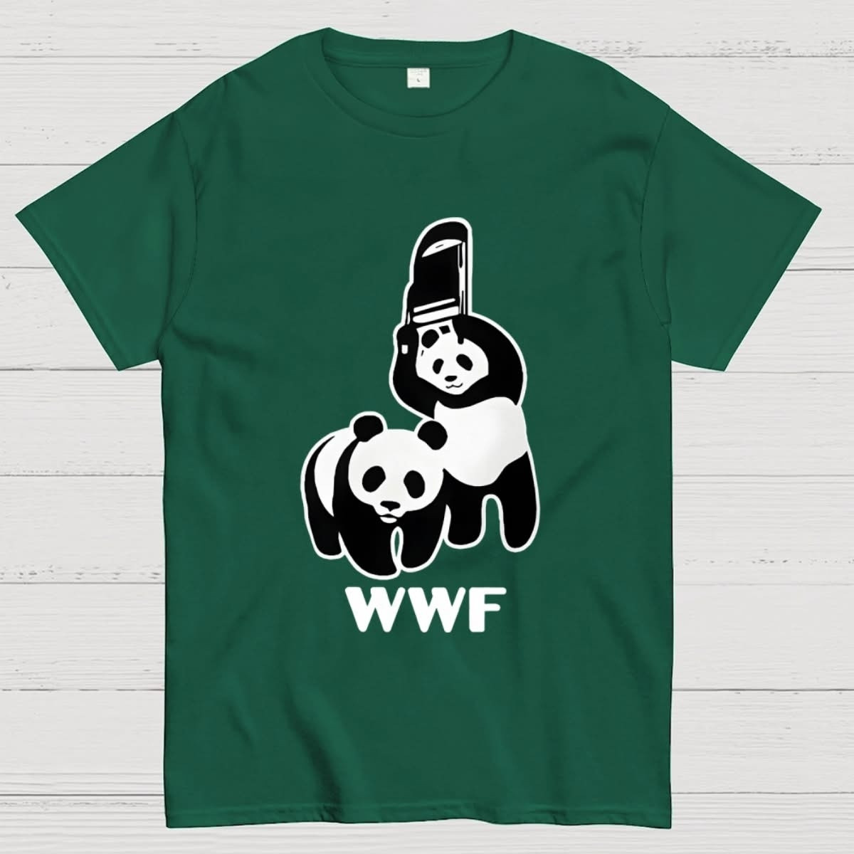 Panda WWF Shirt Funny Wrestling Parody Clothes Gift For Sarcastic Fans - Softandstyle