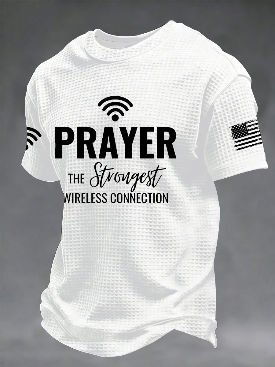 Prayer Apparel The Strongest Wireless Connection Shirt Gift For Men - Softandstyle Prayer Apparel The Strongest Wireless Connection Shirt Gift For Men - Softandstyle