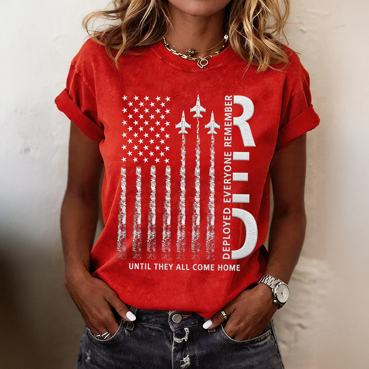 Red Friday Inspired T-Shirt Until They All Come Home Shirt Present For Memorial Day - Softandstyle Red Friday Inspired T-Shirt Until They All Come Home Shirt Present For Memorial Day - Softandstyle