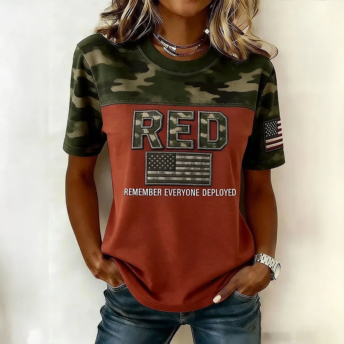Red Friday Remember Everyone Deployed T-Shirt American Flag Remember Everyone Deployed Shirt Present For Wife - Softandstyle Red Friday Remember Everyone Deployed T-Shirt American Flag Remember Everyone Deployed Shirt Present For Wife - Softandstyle