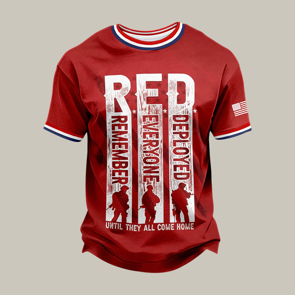 Red Friday Remember Everyone Deployed TS-hrit Until They All Come Home Clothes Gift For Supporters - Softandstyle Red Friday Remember Everyone Deployed TS-hrit Until They All Come Home Clothes Gift For Supporters - Softandstyle