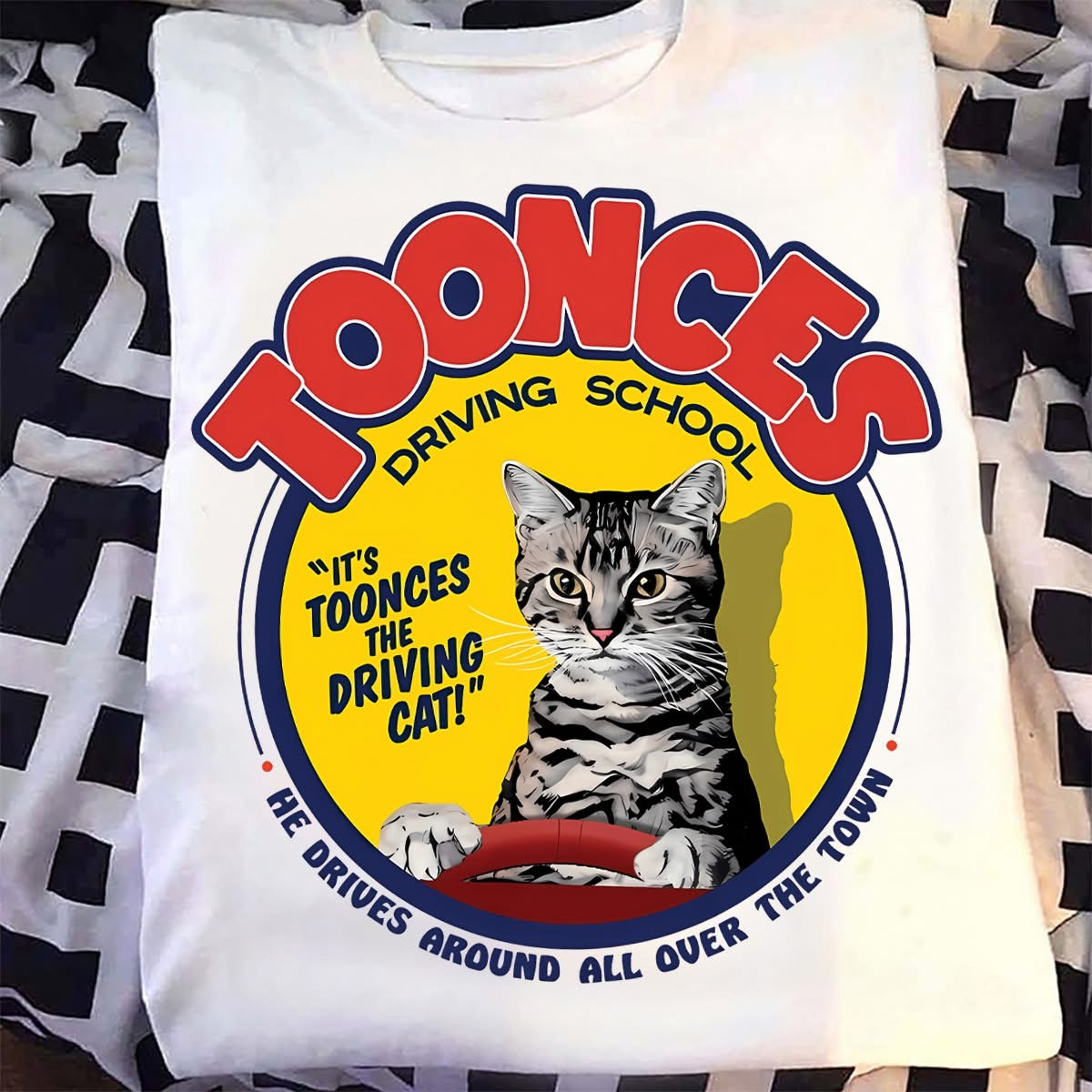 Toonces The Driving Cat T-Shirt Saturday Night Live Merch Gifts For Toonces Cat Lovers - Softandstyle Toonces The Driving Cat T-Shirt Saturday Night Live Merch Gifts For Toonces Cat Lovers - Softandstyle