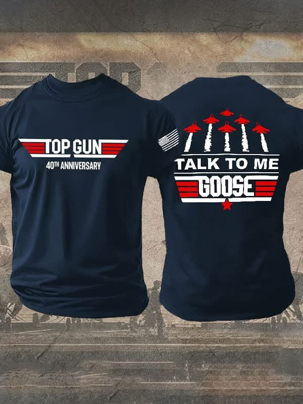 Top Gun 40th Anniversary T-Shirt Talk To Me Goose Tee Gift For Coach Life - Softandstyle Top Gun 40th Anniversary T-Shirt Talk To Me Goose Tee Gift For Coach Life - Softandstyle