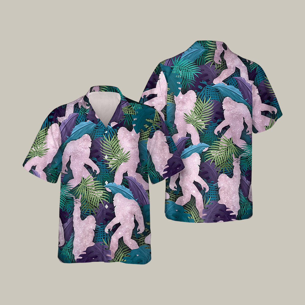 Tropical Dream Bigfoot Hawaiian Shirt Dreaming Bigfoot Graphic Shirt Best Gift For Brothers - Softandstyle Tropical Dream Bigfoot Hawaiian Shirt Dreaming Bigfoot Graphic Shirt Best Gift For Brothers - Softandstyle